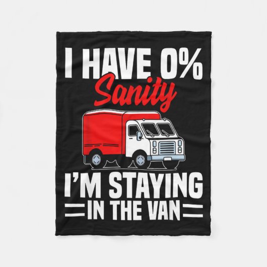 I'm Staying In Tha Van Phasmophobia Funny Gamer Me Fleecedecke (Vorderseite)
