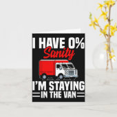 I'm Staying In Tha Van Phasmophobia Funny Gamer Me Karte (Gelbe Blume)