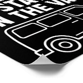 I'm Staying In Tha Van Phasmophobia Funny Gamer Me Poster (Ecke)