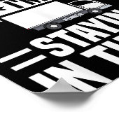 I'm Staying In Tha Van Phasmophobia Funny Gamer Me Poster (Ecke)