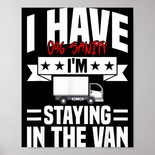 I'm Staying In Tha Van Phasmophobia Funny Gamer Me Poster (Vorne)