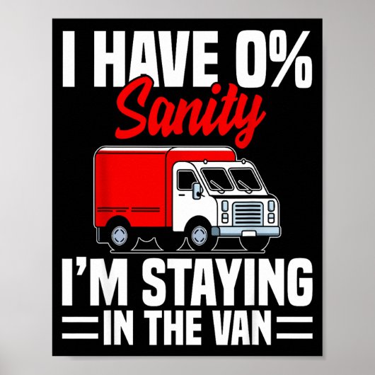 I'm Staying In Tha Van Phasmophobia Funny Gamer Me Poster (Vorne)