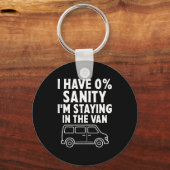 I'm Staying In Tha Van Phasmophobia Funny Gamer Me Schlüsselanhänger (Vorderseite)