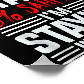 I'm Staying In Tha Van Phasmophobia Funny Gamer Wo Poster (Ecke)