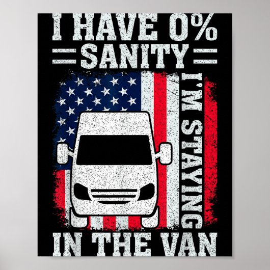 I'm Staying In Tha Van Phasmophobia Funny Man Wome Poster (Vorne)