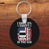 I'm Staying In Tha Van Phasmophobia Funny Man Wome Schlüsselanhänger (Vorderseite)