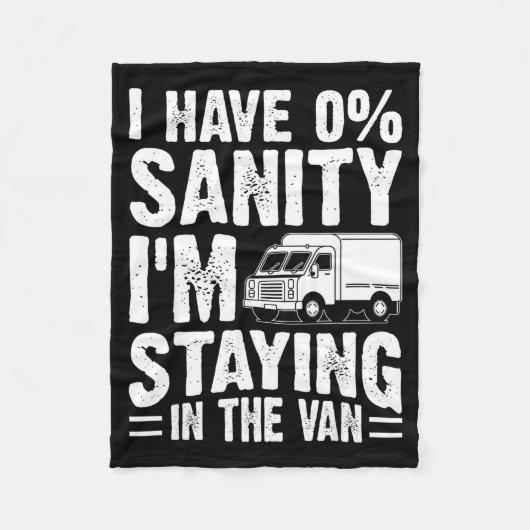 I'm Staying In Tha Van Phasmophobia Gamer Man Wome Fleecedecke (Vorderseite)