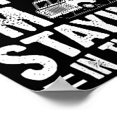 I'm Staying In Tha Van Phasmophobia Gamer Man Wome Poster (Ecke)