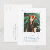 Im Sterne Foto Abschluss Postkarte (Vorne/Hinten)