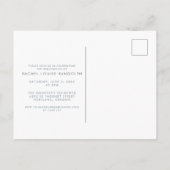 Im Sterne Foto Abschluss Postkarte (Rückseite)