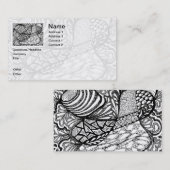 im Stift u. in der Tinte Visitenkarte (Vorne/Hinten)