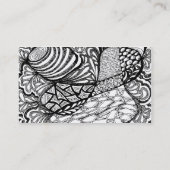 im Stift u. in der Tinte Visitenkarte (Rückseite)