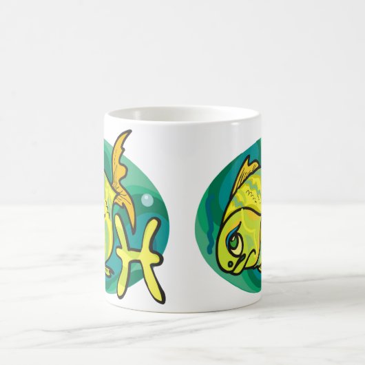 Im Stil der 1970er Jahre gezeichnet Kaffeetasse (Mittel)