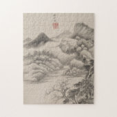 Im Stil der verschiedenen alten Meister | B&W Puzzle (Vertikal)