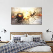 Im Stil von Gabriel Pacheco Leinwanddruck (Insitu (Schlafzimmer))