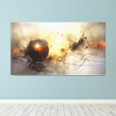 Im Stil von Gabriel Pacheco Leinwanddruck (Insitu (Holzboden))