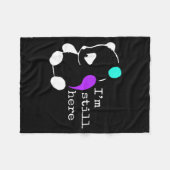 I'm Still Here - Semicolon Gift Suicide Prevention Fleecedecke (Vorderseite (Horizontal))