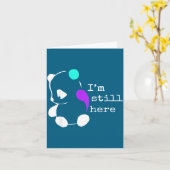 I'm Still Here - Semicolon Gift Suicide Prevention Karte (Gelbe Blume)