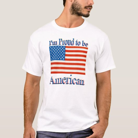 Im stolz, amerikanisch zu sein T-Shirt (Vorderseite)