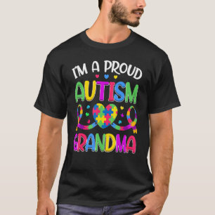 Im Stolz Autismus Oma Autismus Bewusstsein Puzzle T-Shirt