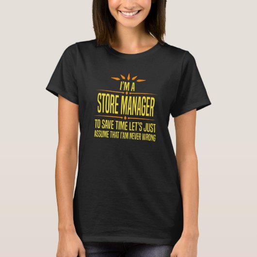 Im Store Manager T-Shirt (Vorderseite)
