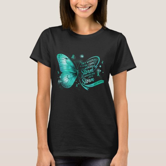 Im Storm Ovarien Butterfly Sensibilisierung für Kr T-Shirt (Vorderseite)