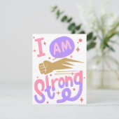 IM STRONG FEIERTAGSKARTE (Stehend Vorderseite)