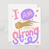 IM STRONG FEIERTAGSKARTE (Vorne/Hinten)