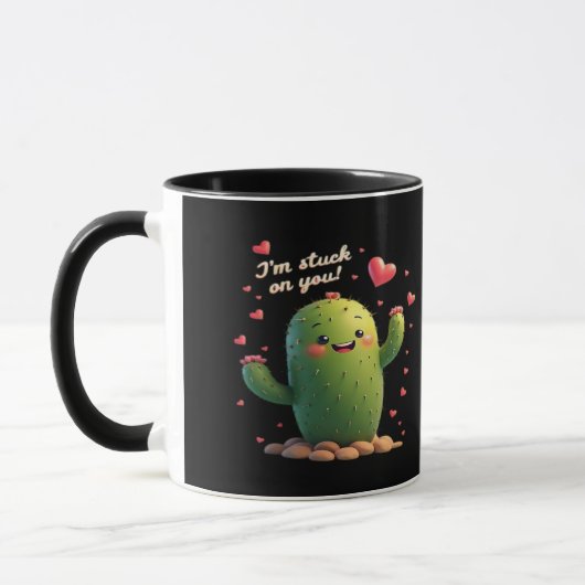 Im Stuck On You Classic Romantic Style  Tasse (Links)