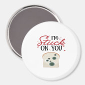 Im Stuck On You Clean Romantic Style  Magnet (Vorderseite/Rückseite)