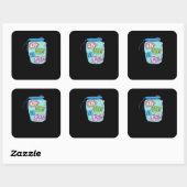 Im Stuck On You Sticker Minimal Love Design  (Blatt)