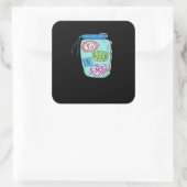 Im Stuck On You Sticker Minimal Love Design  (Tasche)