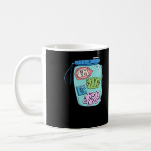 Im Stuck On You Sticker Minimalistisches Liebesdes Kaffeetasse