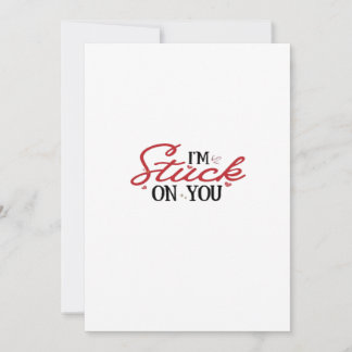 Im Stuck On You Valentinstag Herzliches Geschenk D Feiertagskarte