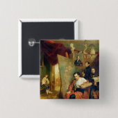 Im Studio des Malers, 1832 Button (Vorne & Hinten)