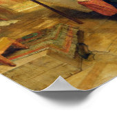 Im Studio des Malers, 1832 Poster (Ecke)