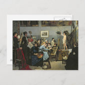 Im Studio Postkarte (Vorne/Hinten)