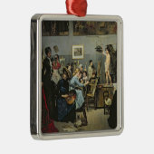 Im Studio Silbernes Ornament (Rechts)
