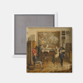 Im Studio von Miklos Barabas Magnet (Vorderseite/Rückseite)