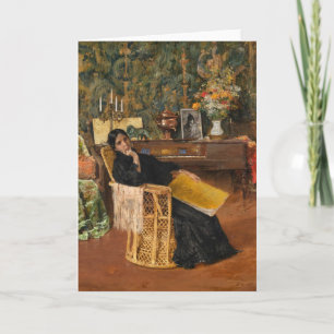 Im Studio   William Merritt Chase Karte
