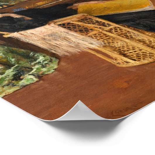 Im Studio | William Merritt Chase Poster (Ecke)