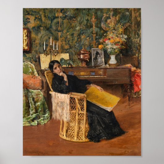 Im Studio | William Merritt Chase Poster (Vorne)