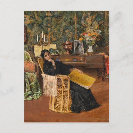 Im Studio | William Merritt Chase Postkarte (Vorderseite)