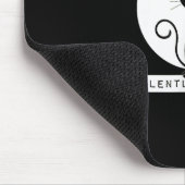 Im stumm beurteilen Sie Cat Stare Meme Funny Judgm Mousepad (Ecke)