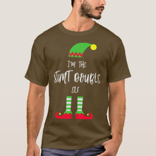 Im Stunt Double Elf Funny Film Weihnachten T-Shirt