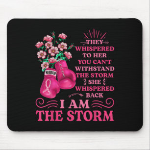 Im Sturm Boxkrieger rosa Ribbon Frauen Brea Mousepad