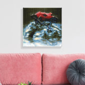 Im Sturm Leinwanddruck (Insitu (Wohnzimmer))