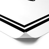 Im Sturm wehen und wellen Poster (Ecke)