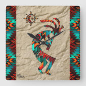 Im Südwesten von Kokopelli spielt die Uhr der Flan (Vorderseite)