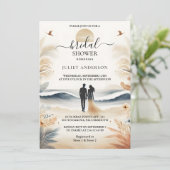 Im Summer Ocean Beach Blue Water Brautparty Einladung (Stehend Vorderseite)